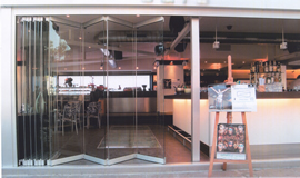 glass doors for bars